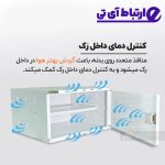 رک ۴ یونیت اِی‌اِچ‌پی AHP 4U Rack 436WMB White Metal Door