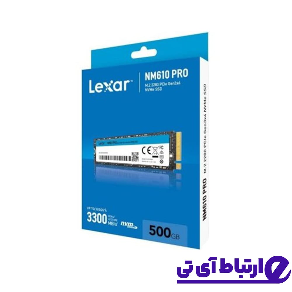 حافظه SSD لکسار LEXAR NM610 PRO 500GB M.2