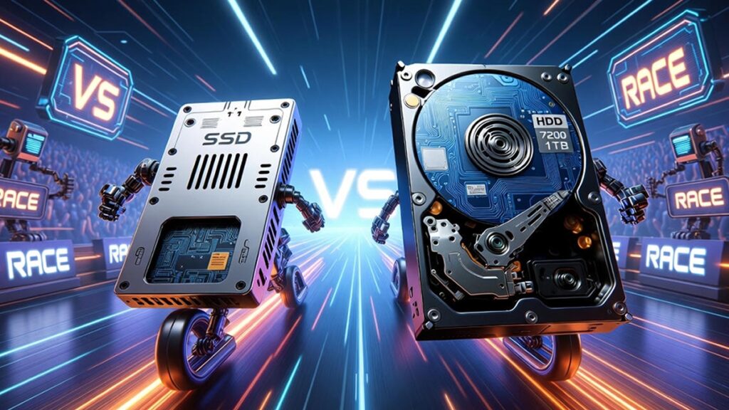 تفاوت SSD و HDD | کدام بهتر است؟ راهنمای خرید 2025