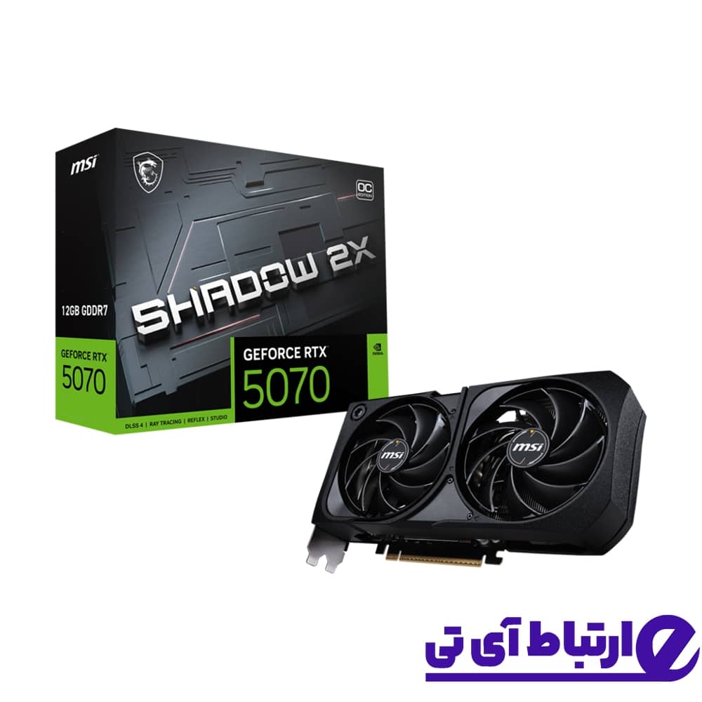 کارت گرافیک ام اس آی MSI RTX 5070 12GB SHADOW 2X OC