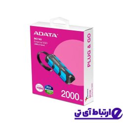حافظه SSD اکسترنال ای دیتا ADATA SC740 2TB BLUE