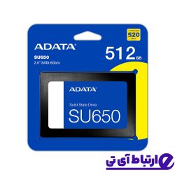 حافظه SSD ای دیتا ADATA SU650 512GB SATA