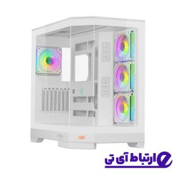 کیس گیمینگ اوست AWEST GT-AQ1-MW Aquarium Mid Tower White